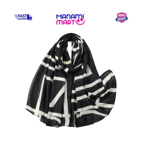 black-printed-chiffon-hijab