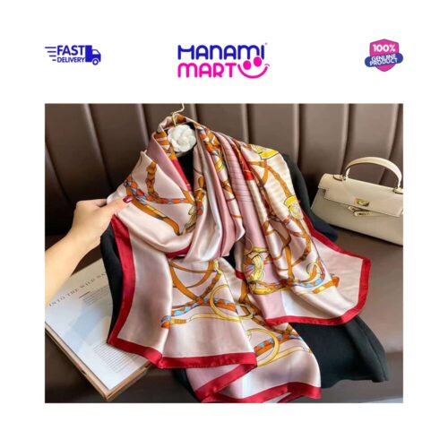 silk-satin-printed-hijab-pink-chain