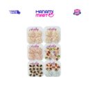 Crystal Flower Stud Earrings Set