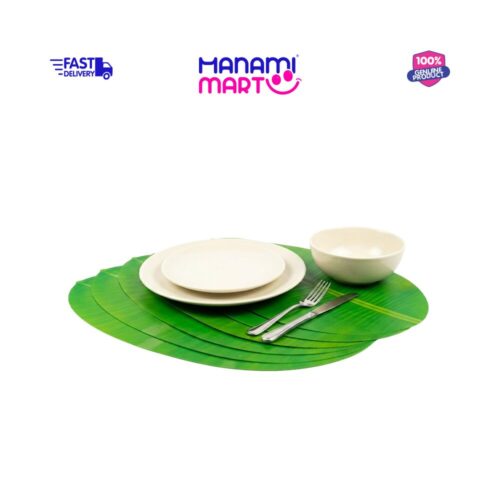 Green Banana Leaf Table Mat for Dining Table